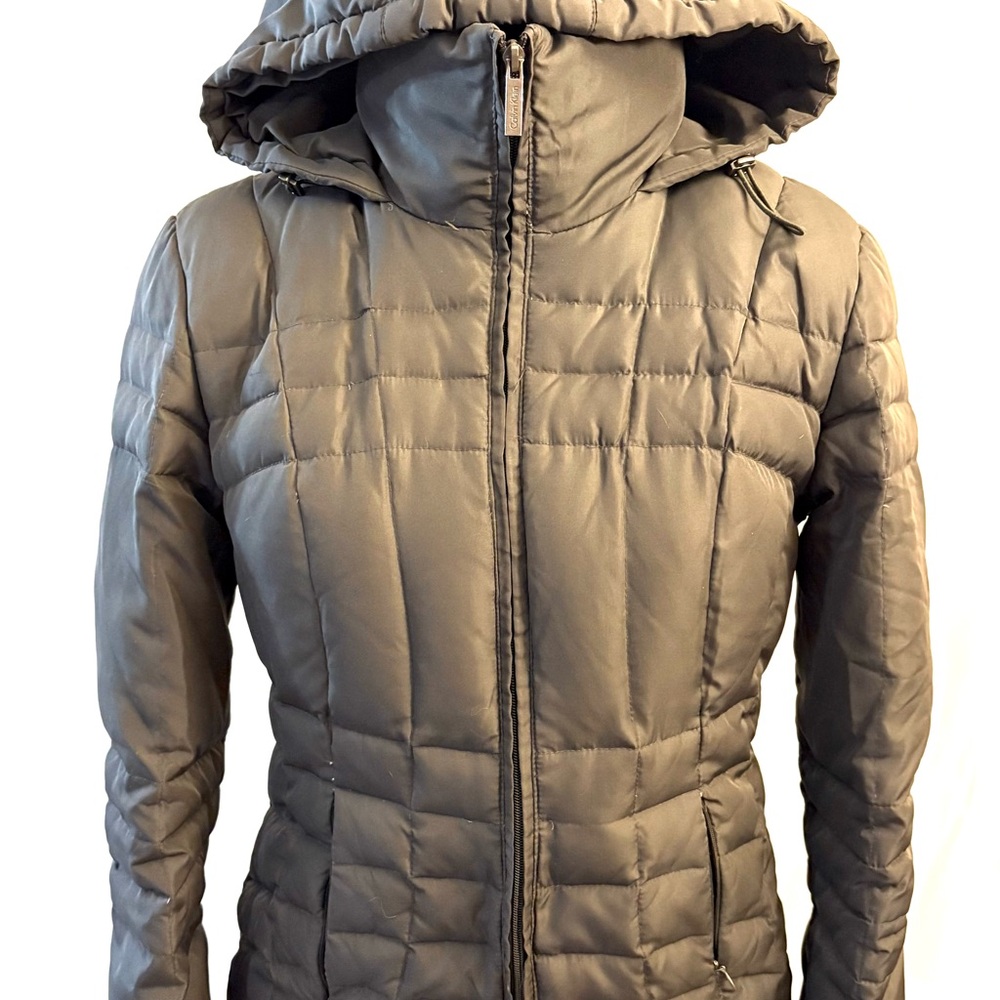 Calvin Klein Women's Puffer Jacket - Gray